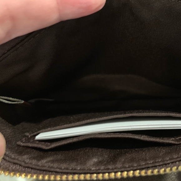 NEW Coach Oxblood Leather Wristlet - Picture 6 of 7